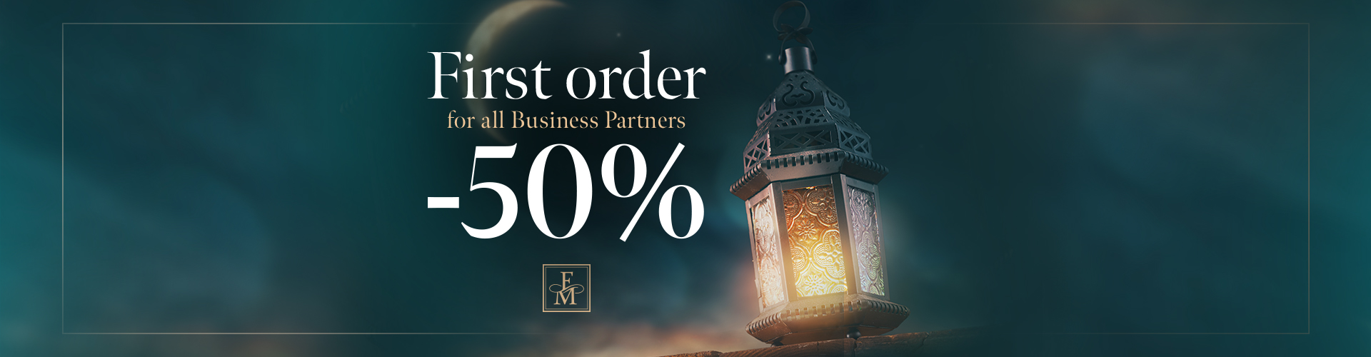 50% OFF on the first order!